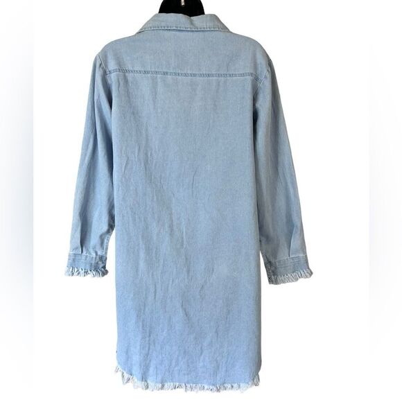 Francis Cabrel Worn-In Look Denim Dress - Picture 9 of 10